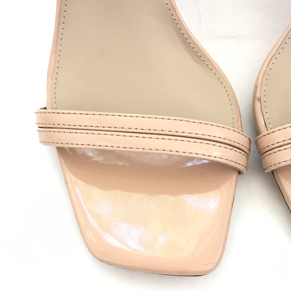 SAM EDELMAN Kit Heeled Sandal Slingback Block Heel Squared Open Toe Heels Size 9 - Picture 5 of 16